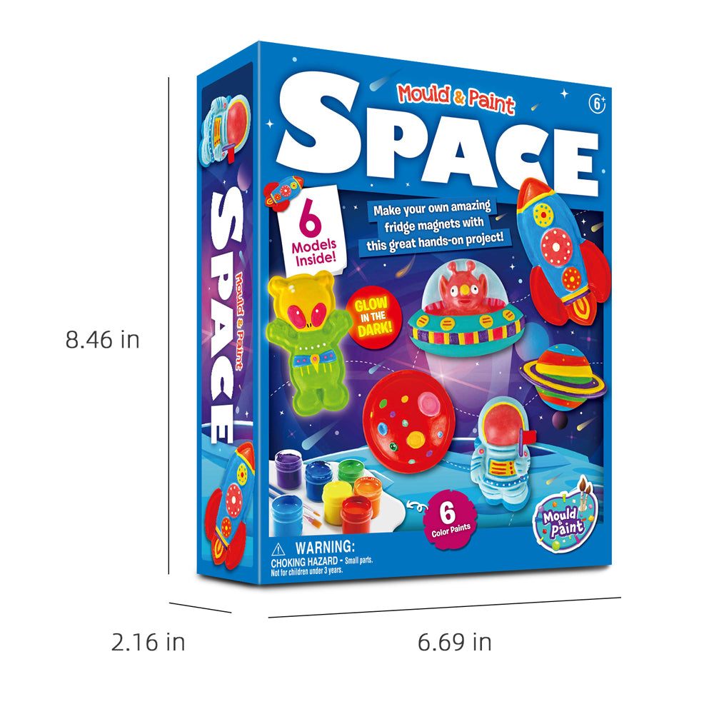 Set de figuritas para pintar del espacio