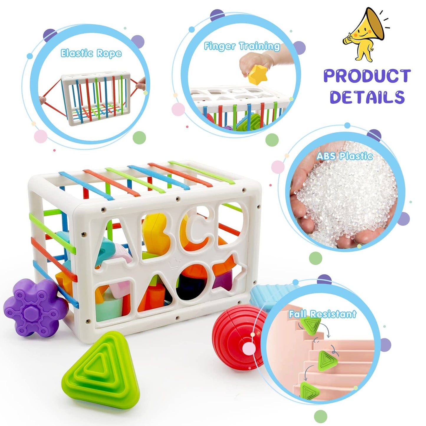 Juguete Montessori clasificador de formas