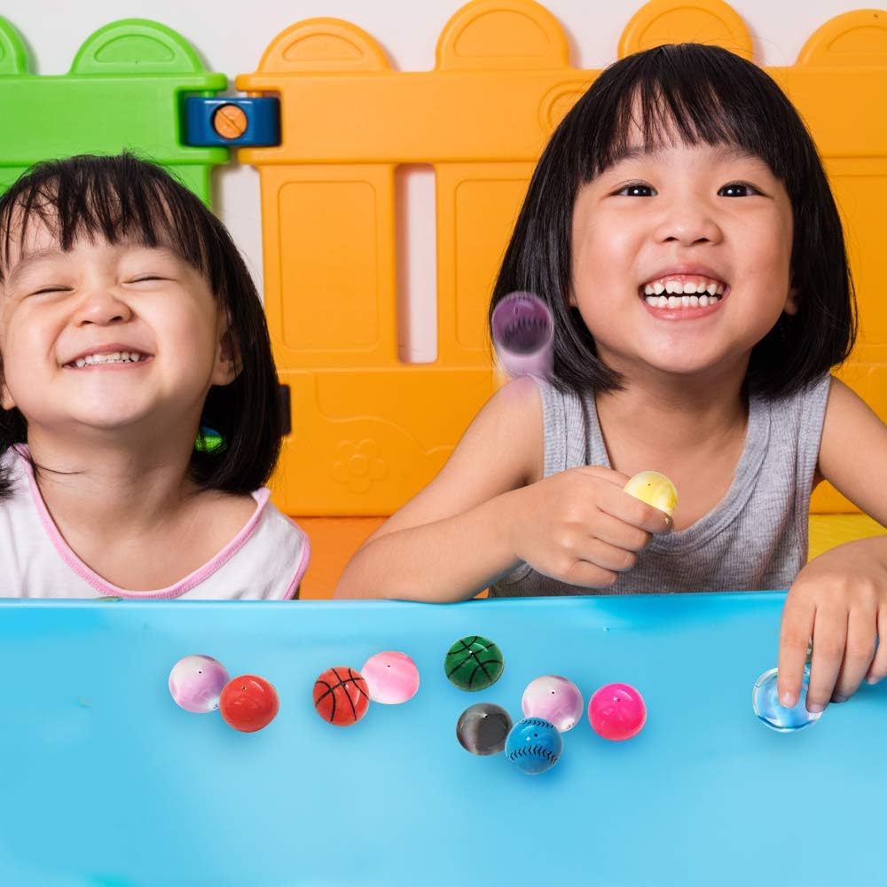 ArtCreativity- Mezcla de poppers de goma de 1,25 pulgadas para niños, paquete a granel de 72 juguetes