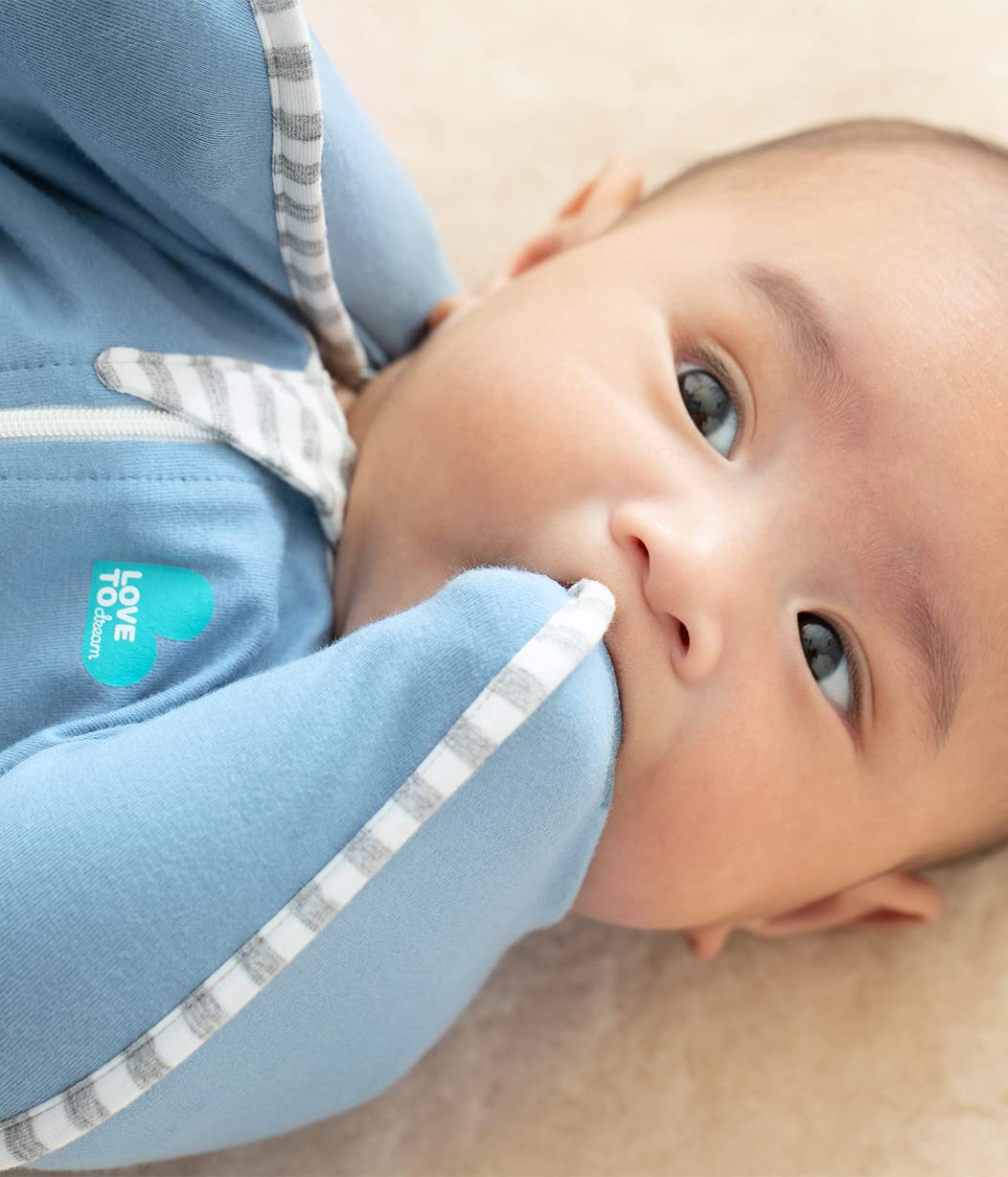 Love to Dream - Manta envolvente Swaddle UP 1.0 TOG, 1-3 meses celeste