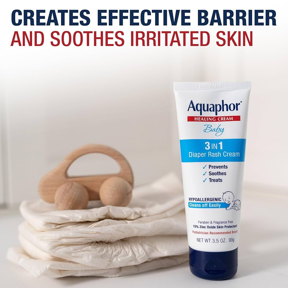 Aquaphor – Crema para sarpullido del pañal del bebé de 3.6 oz