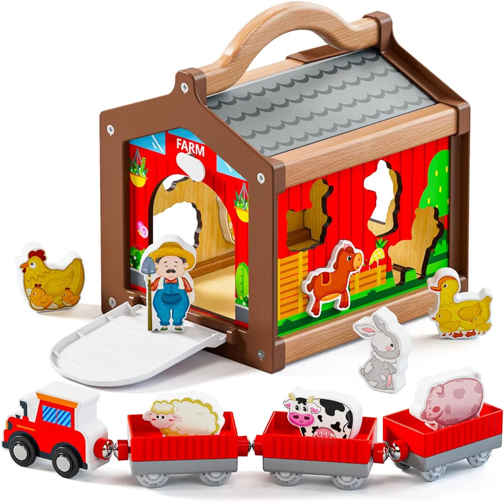 Granja de madera para niños hot sale