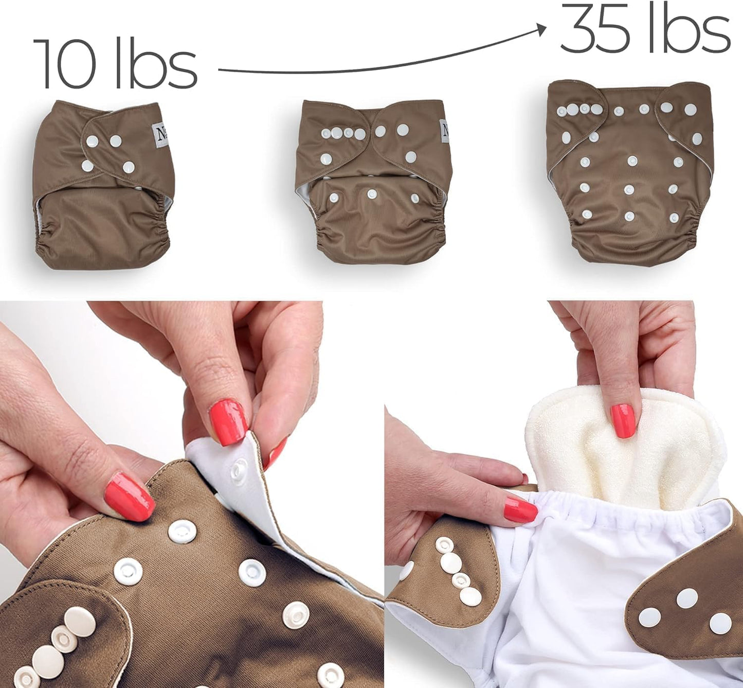 Nora's Nursery-Pañal de tela