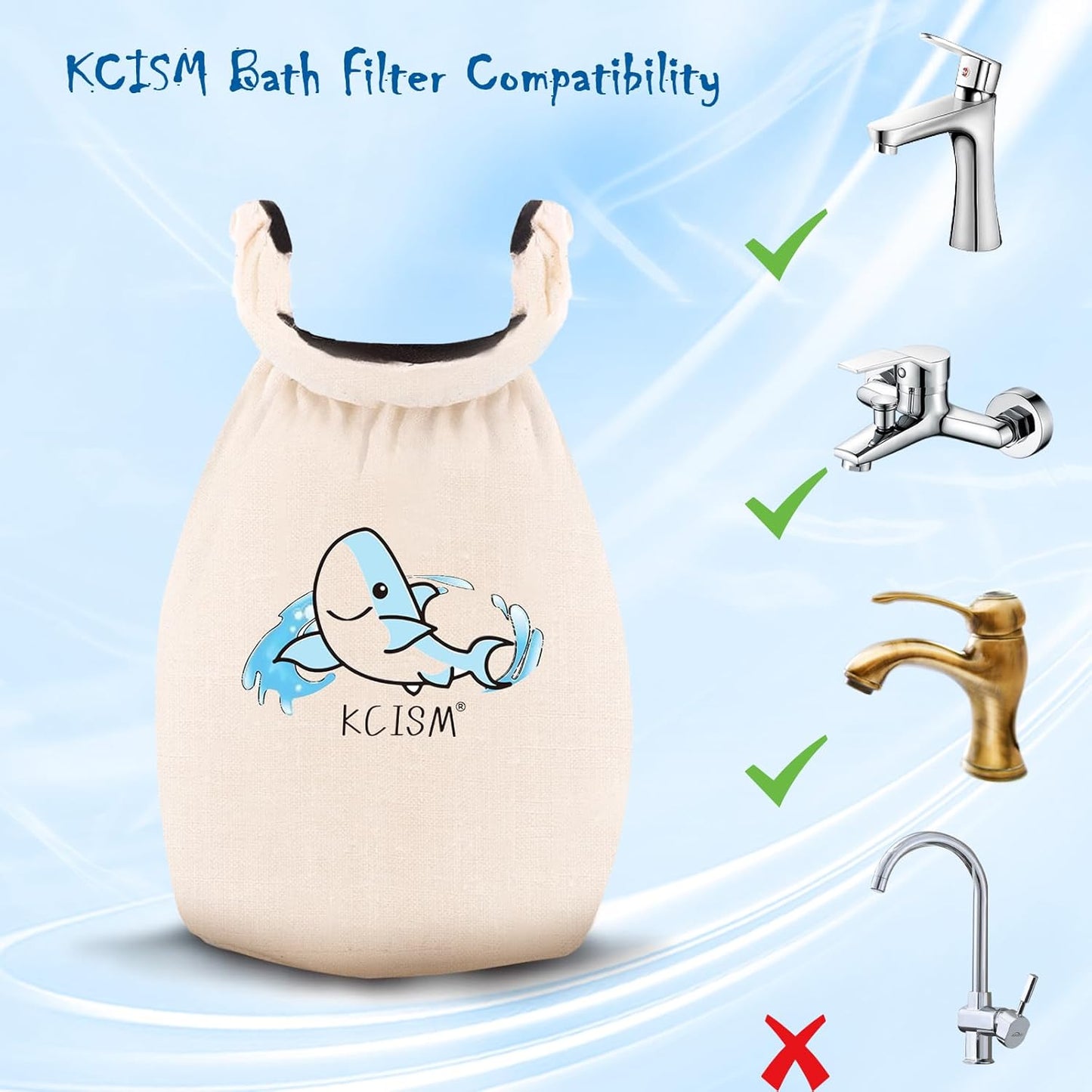 Filtro de grifo de agua para pieles sensibles