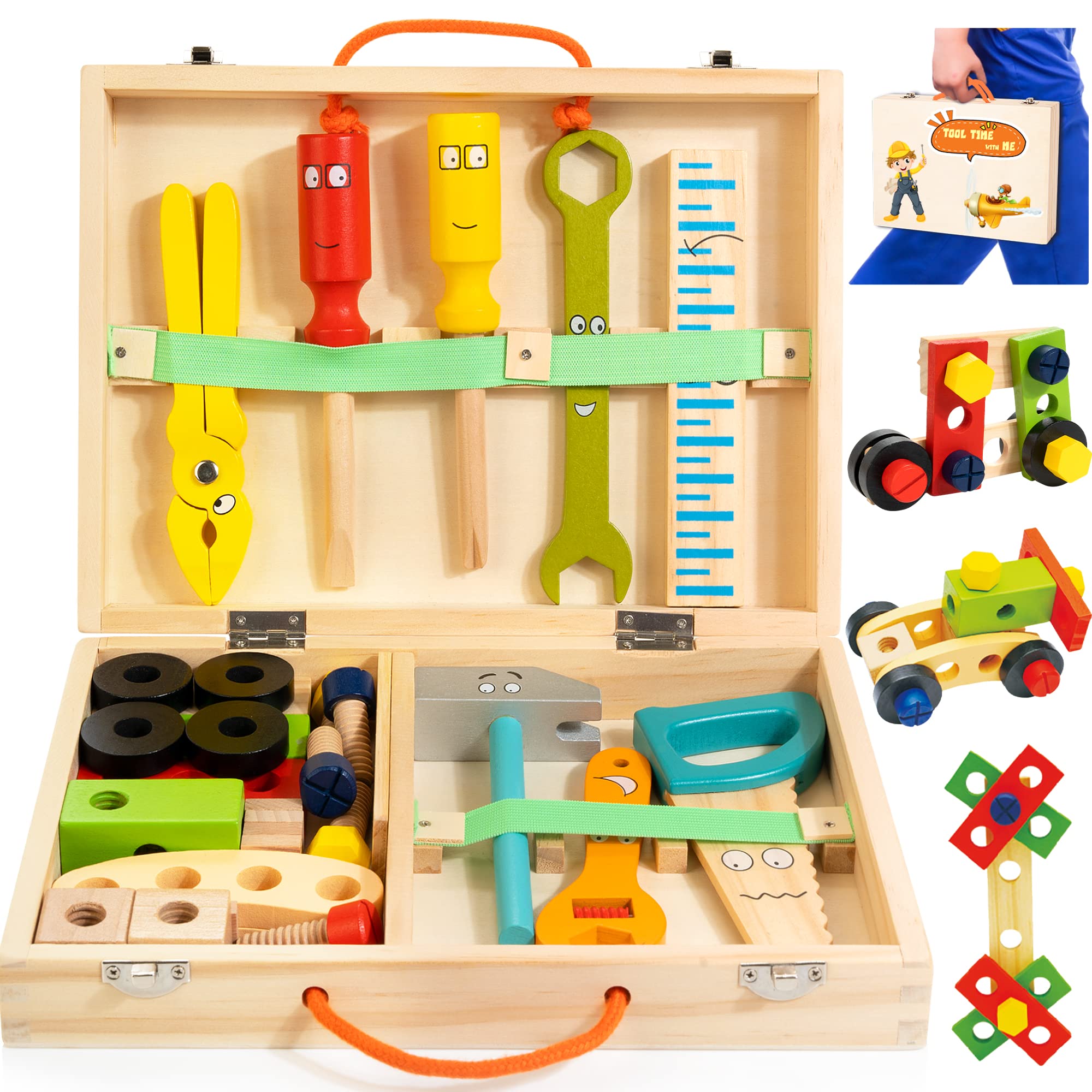 beebeerun montage spielzeug Beebeerun- Juego de herramientas para niños – Mom to Mom