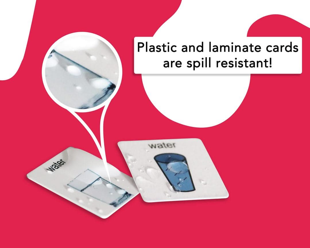 Smile4autism Libro de comunicación visual, 162 tarjetas fotográficas laminadas