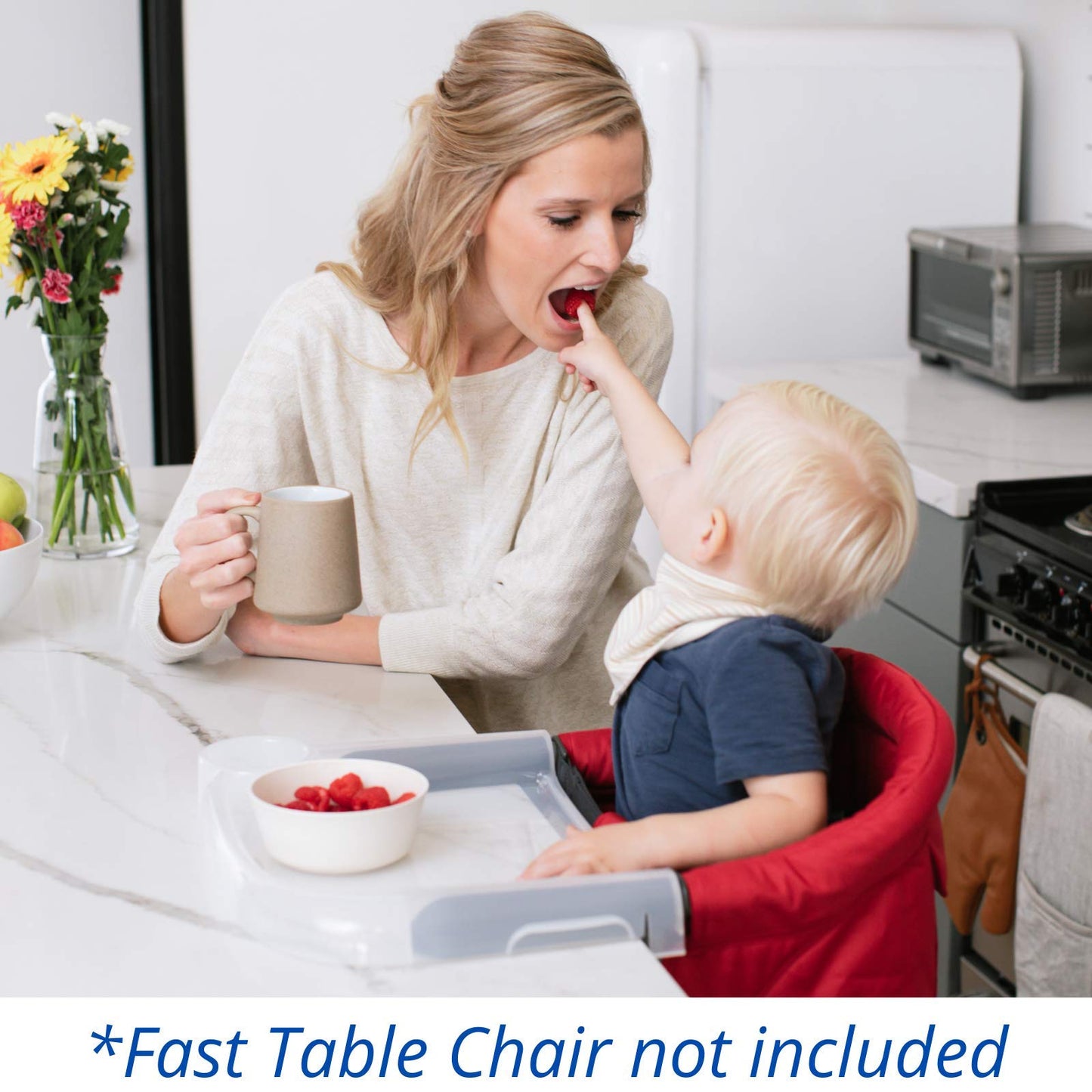 Inglesina Fast Dining Tray Plus - Accesorio de bandeja con clip para Fast Table Chair
