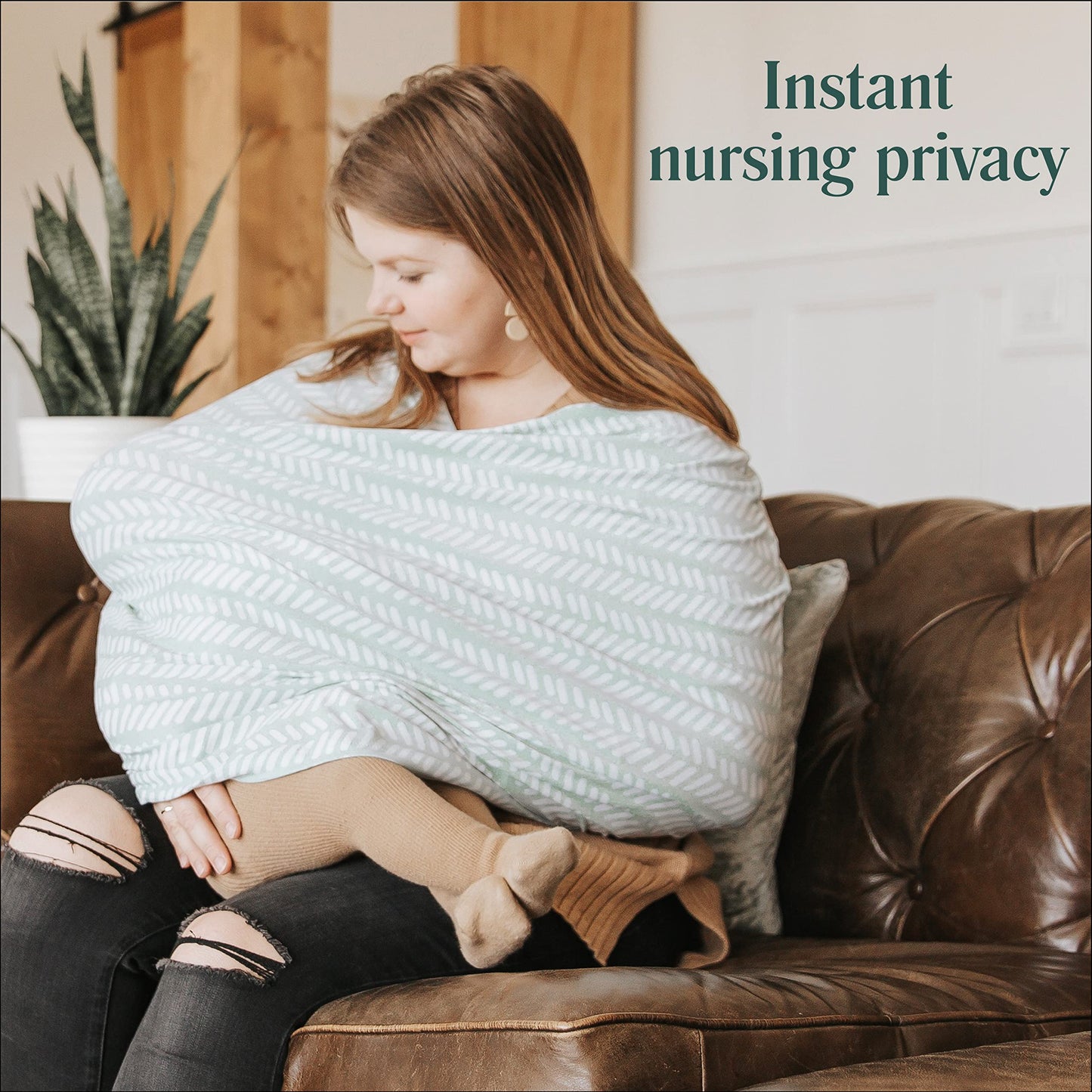 Simka Rose - Cubierta de lactancia transpirable y funda de asiento de automóvil