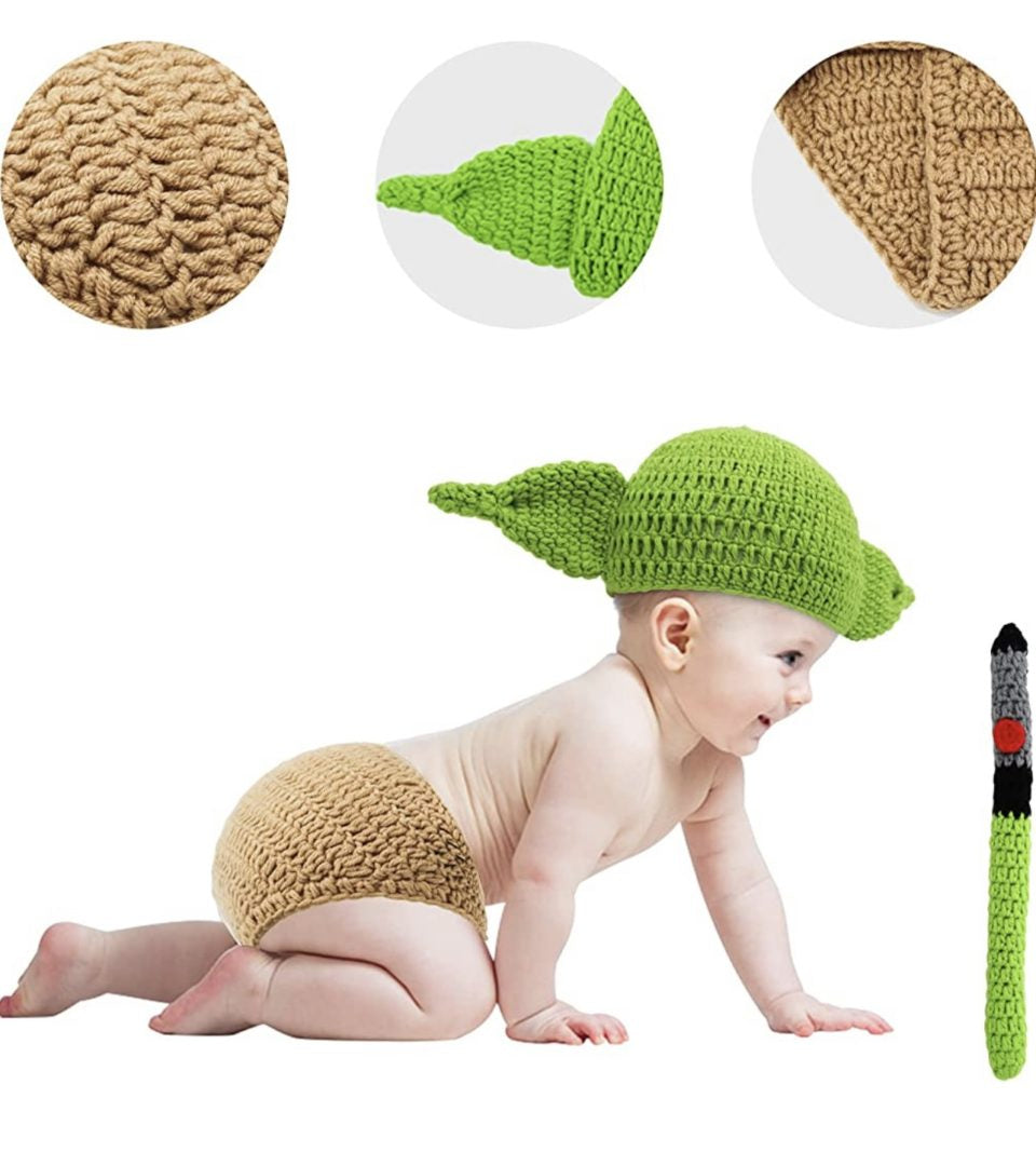 Conjunto para recién nacido baby yoda