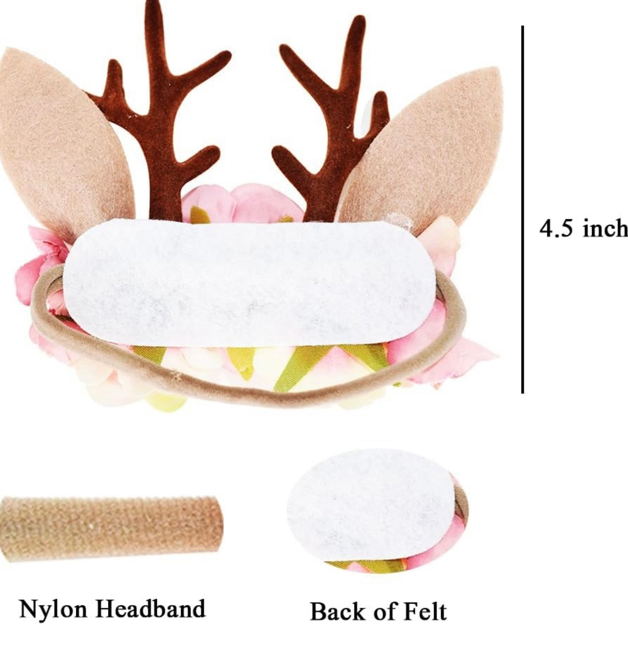 Fotografía de recién nacidos con diademas de flores para bebés