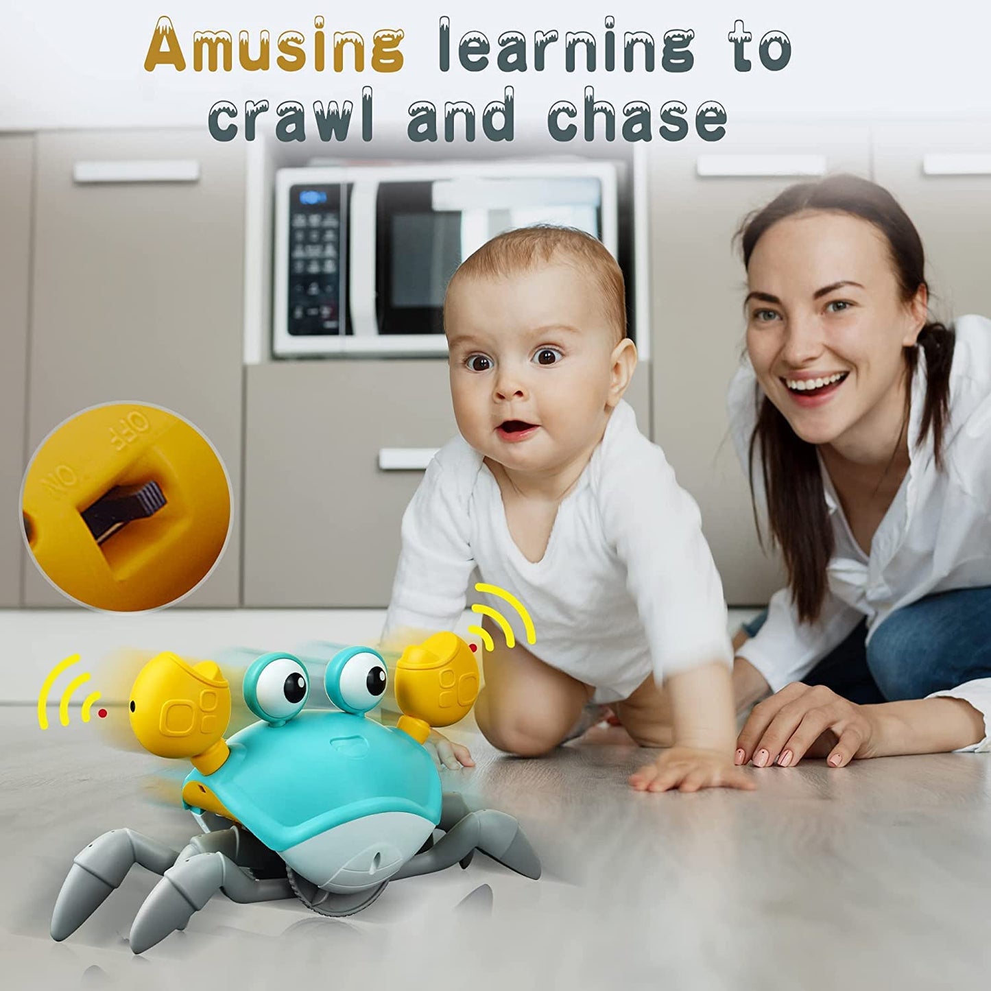 Cangrejo Gateando Juguetes Para Bebés Infantil - Tummy Time
