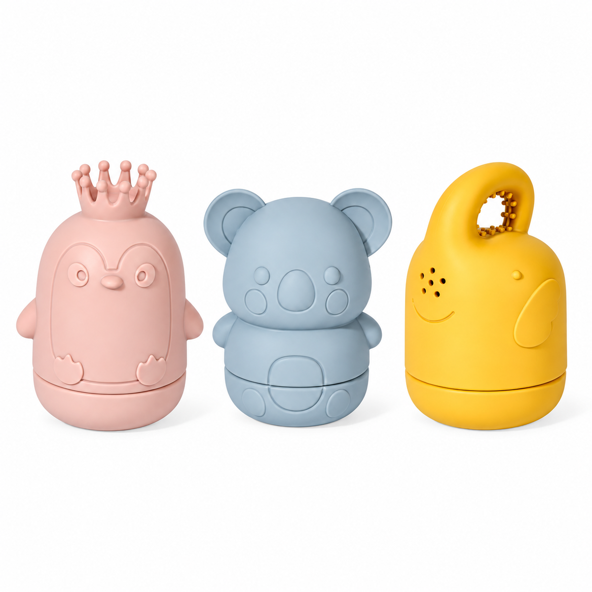 Juguetes de baño de silicona anti moho