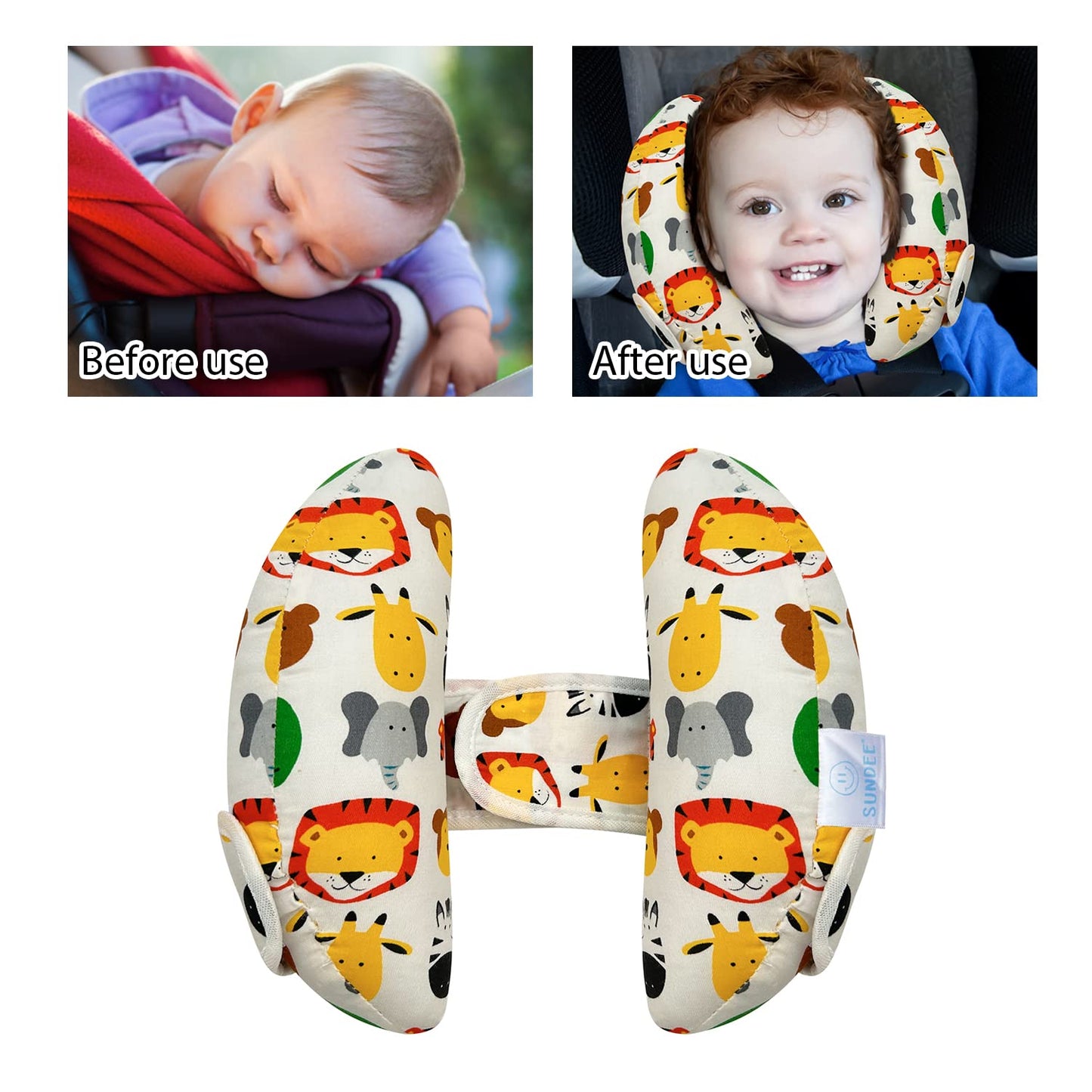 Reposacabezas de viaje para bebé, soporte para cabeza y cuello
