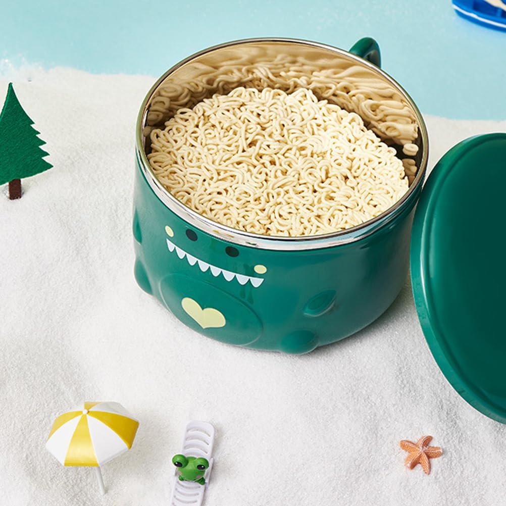 Hemoton Tazón de Fideos de Acero Inoxidable