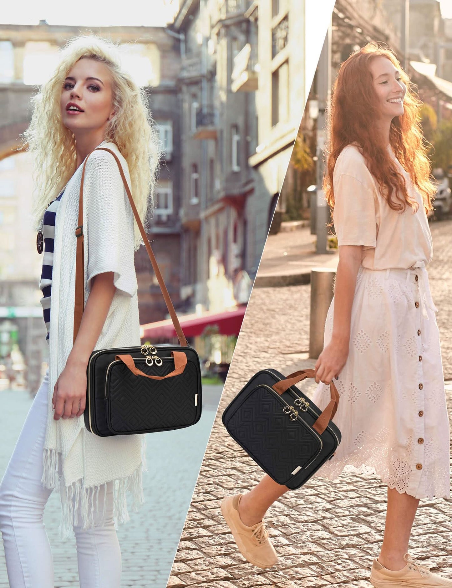 Funda para la Biblia para mujer, bolsa de transporte grande para la Biblia