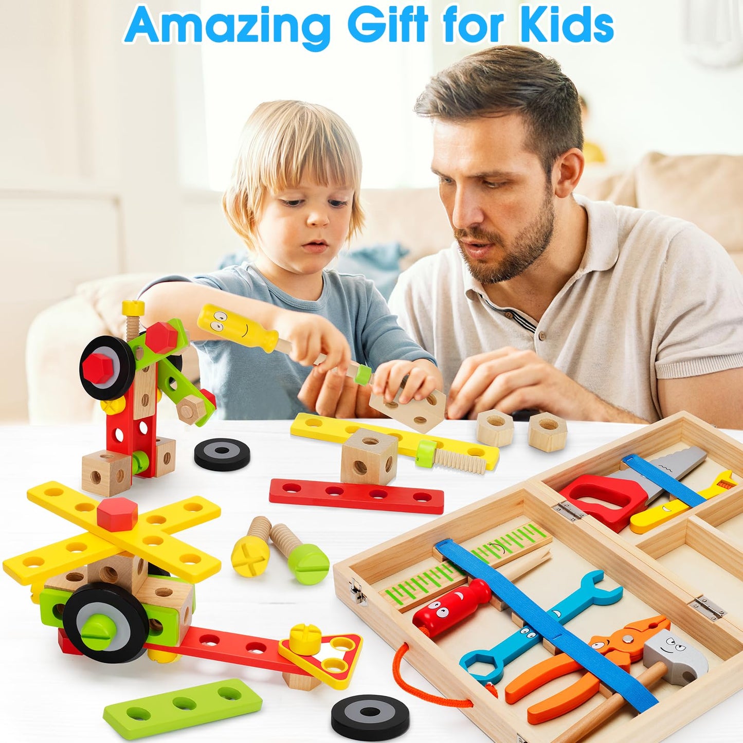 Juego de herramientas para niños