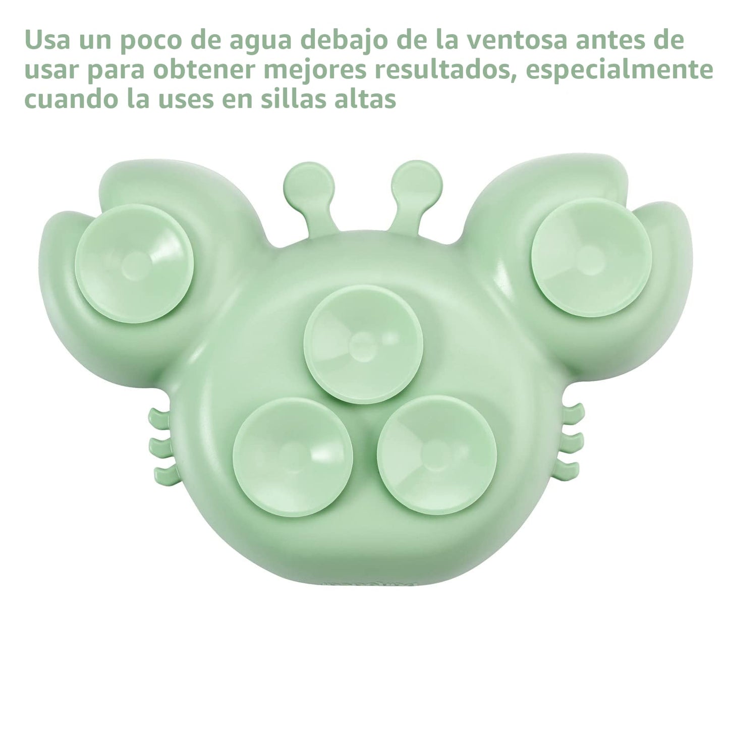 Paquete de 2 Platos de Succión de Silicona para Bebé