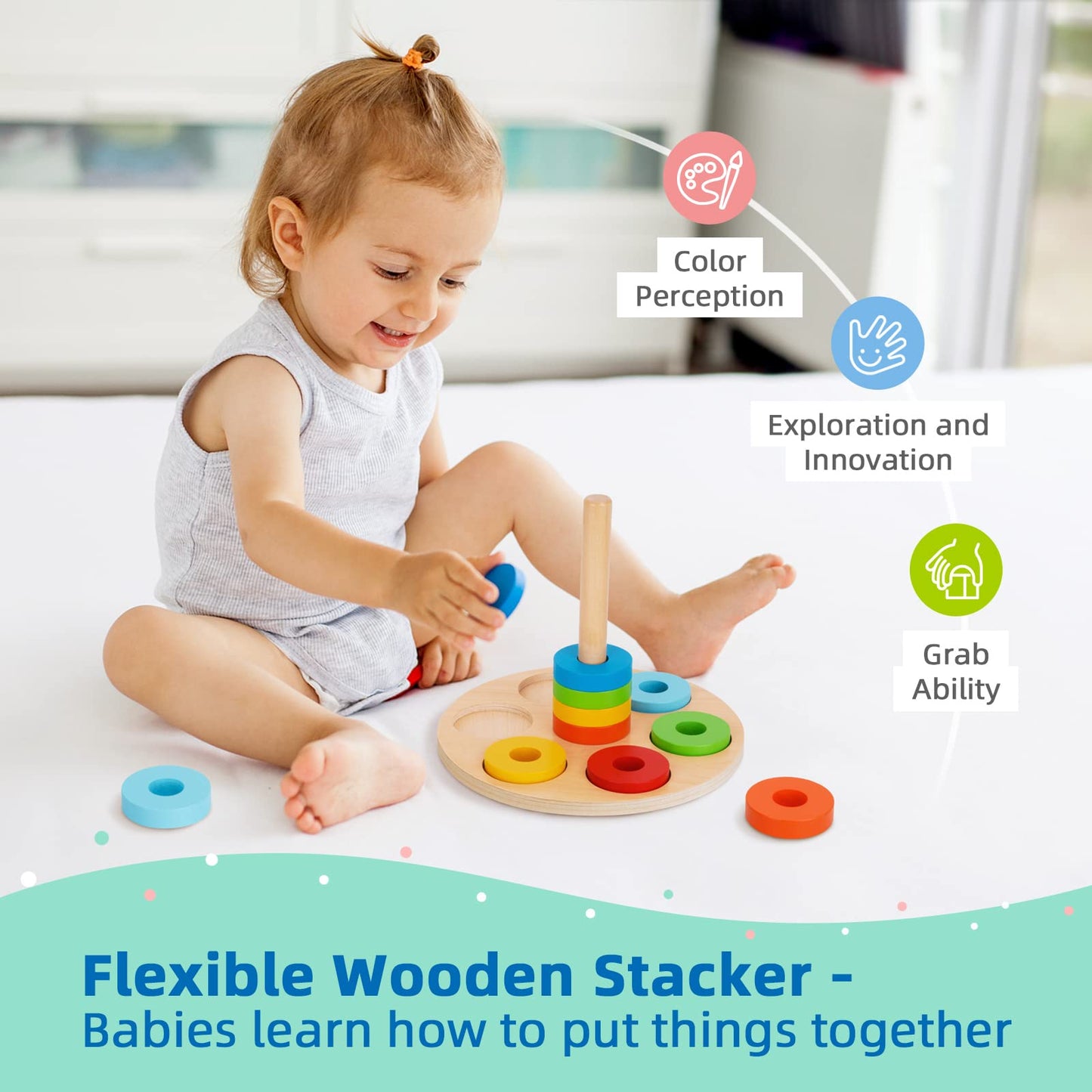 TOOKYLAND Juguetes Montessori para bebés