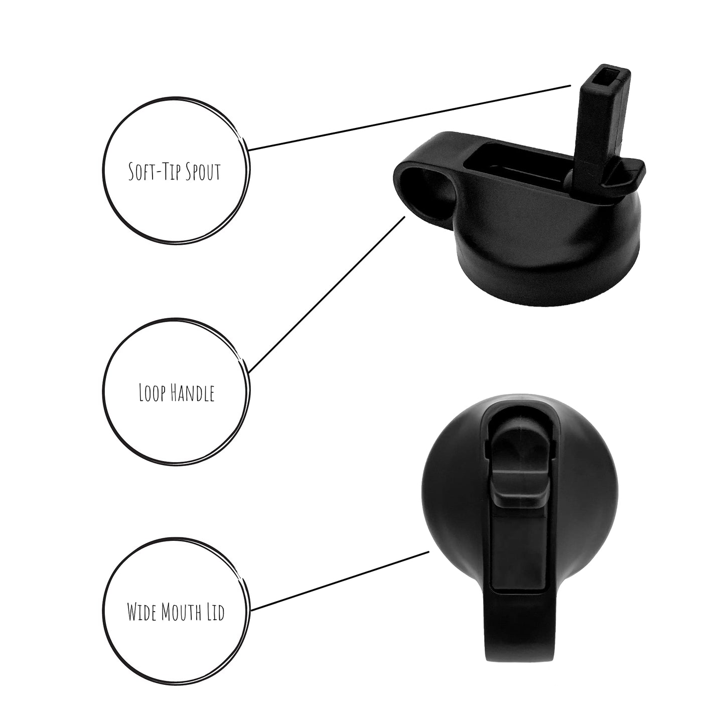 Hippypotamus Botella de agua para niños, termo de acero inoxidable con aislamiento