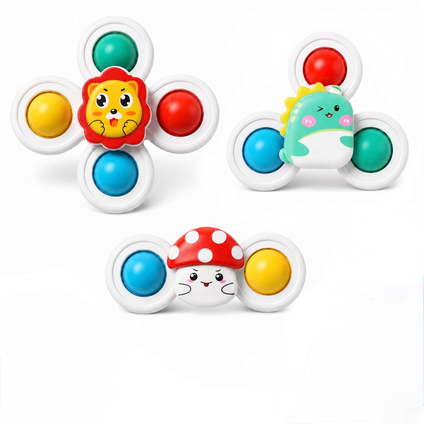 Jueguete de spinners con ventosa