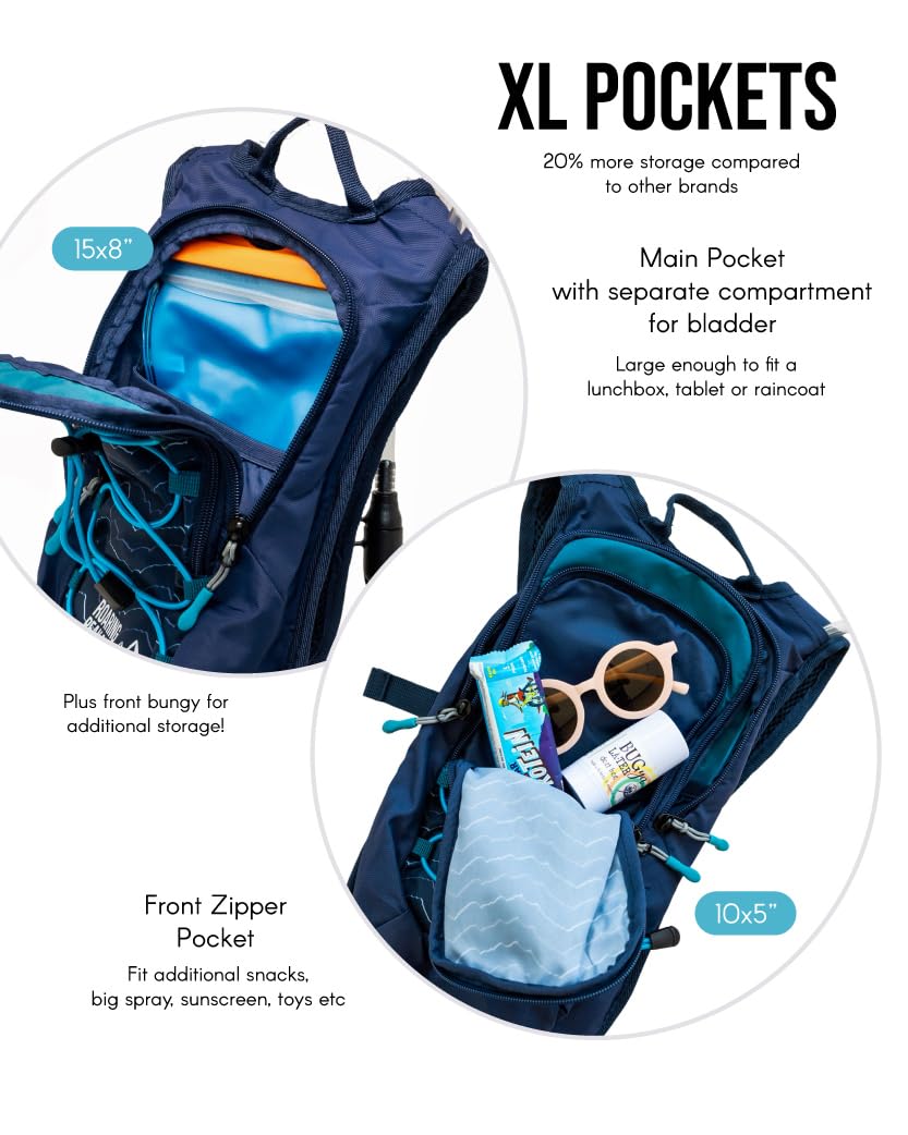 Mochila de hidratación infantil Roaring Peak con depósito de agua