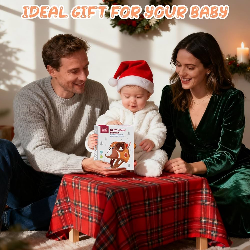 Casco Protector de Cabeza de Bebé para Gatear o Caminar - Sin Golpes