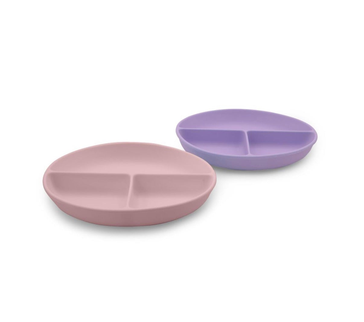 Melii Silicone Divided Suction Plate 2pk