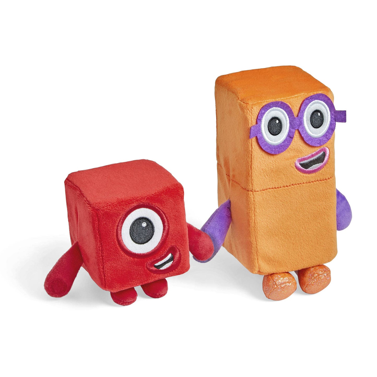 hand2mind Numberblocks One & Two Playful Pals, juguetes de figuras de peluche