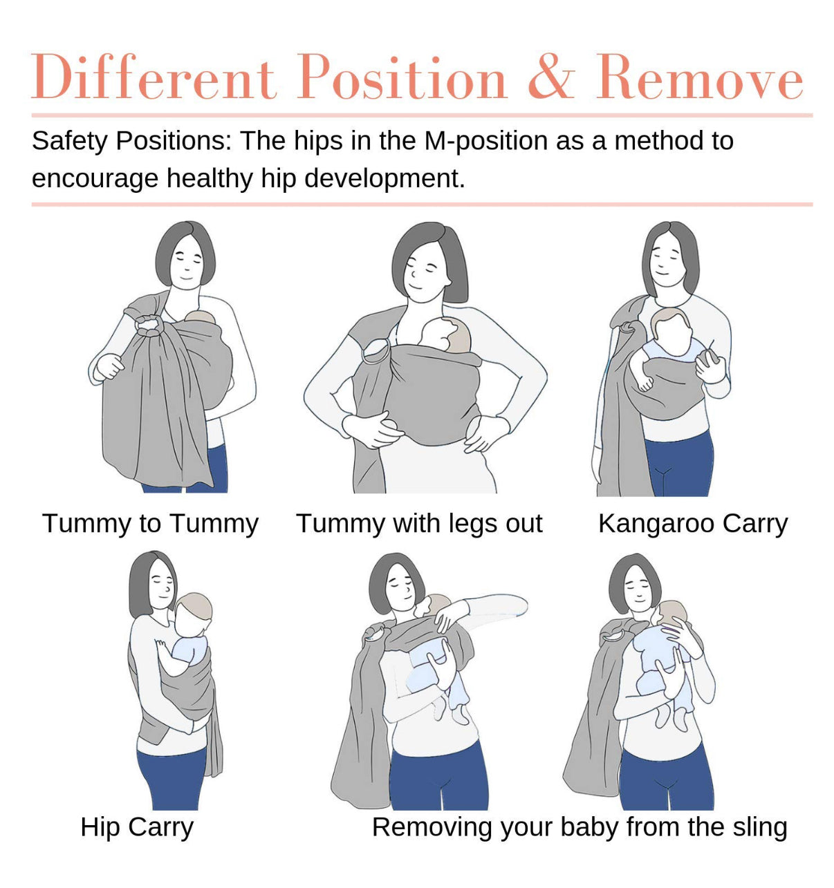 VLOKUP- Portabebés con anillo para bebé