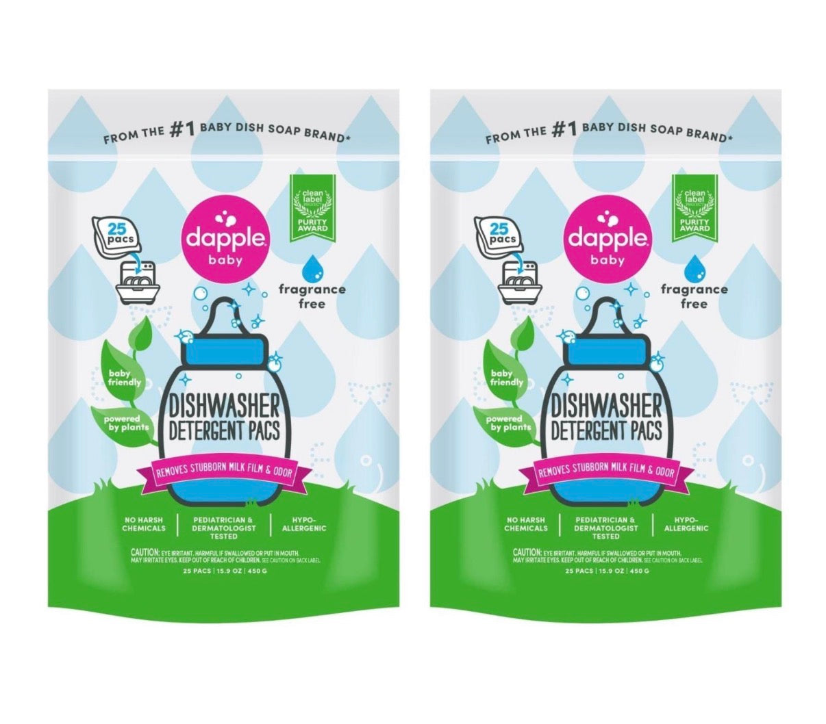Dapple Paquete de lavavajillas para bebé