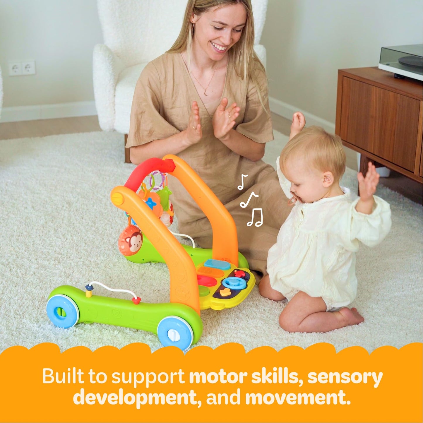Move2Play, Kick & Play Piano Baby Mat | Grow with Me 4 en 1