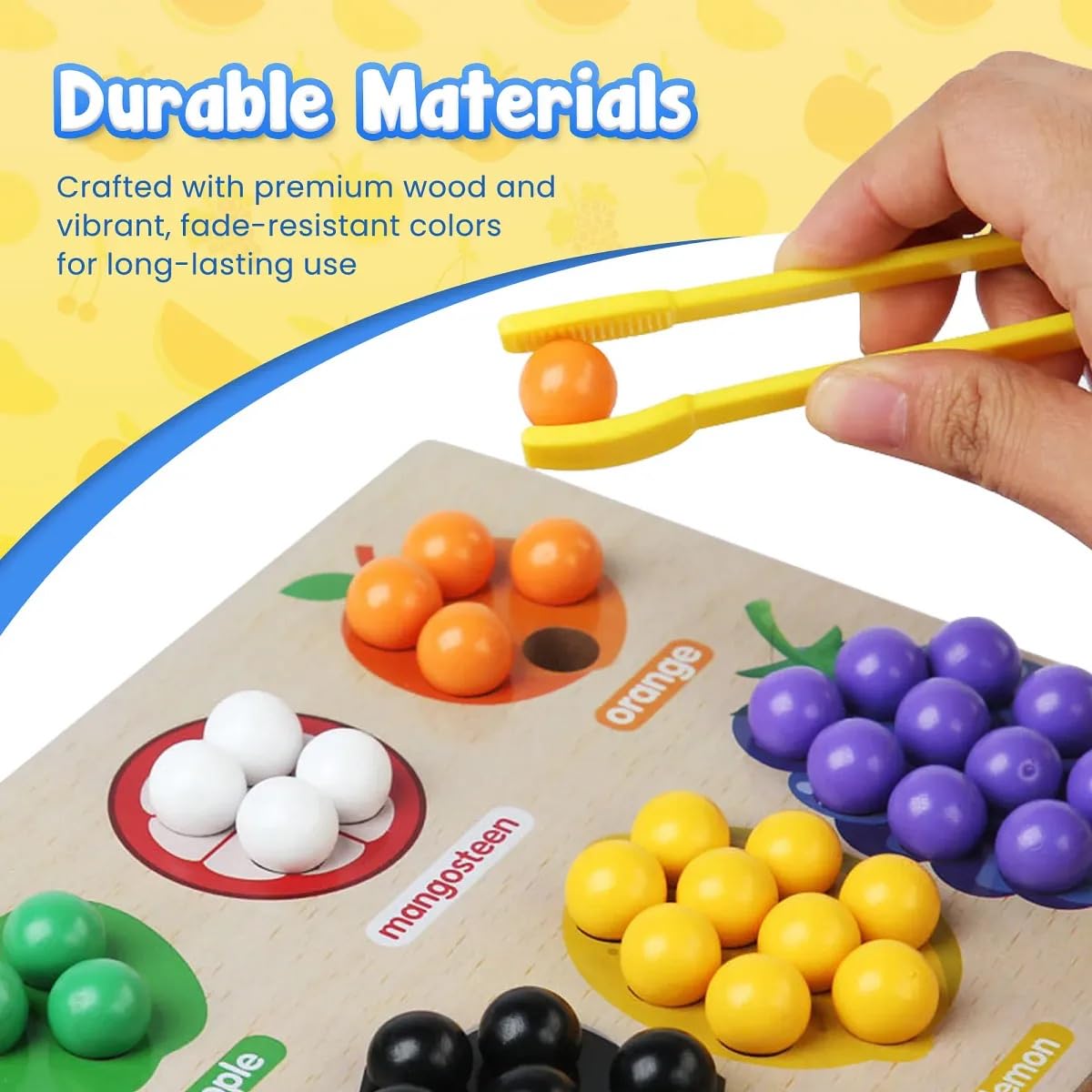 Juguetes sensoriales de aprendizaje Montessori de madera