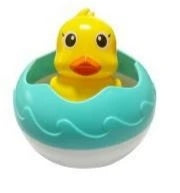 Gizmovine-Huevo de baño apilar y verter y patito con rociador