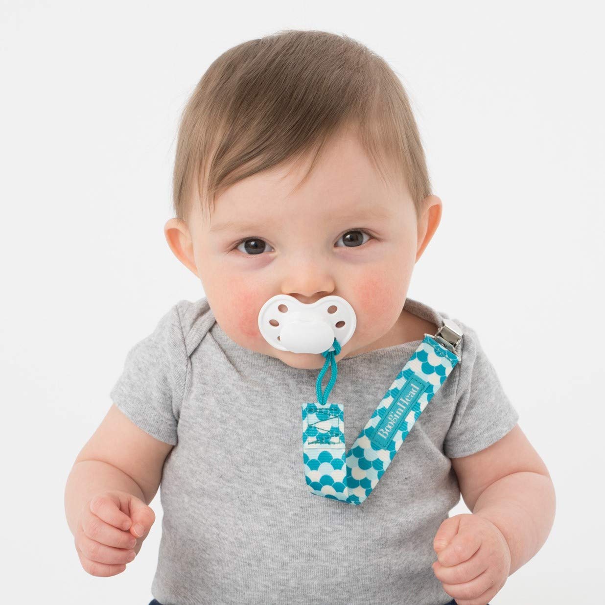 BooginHead Soporte para chupete de peluche y clip para chupete