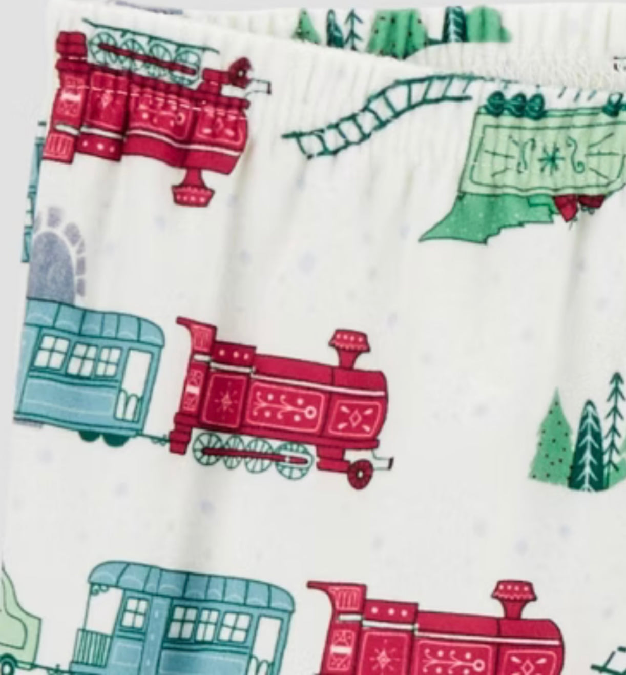 Conjunto de pijama navideño Carters de manga larga de 2 piezas, 12 meses