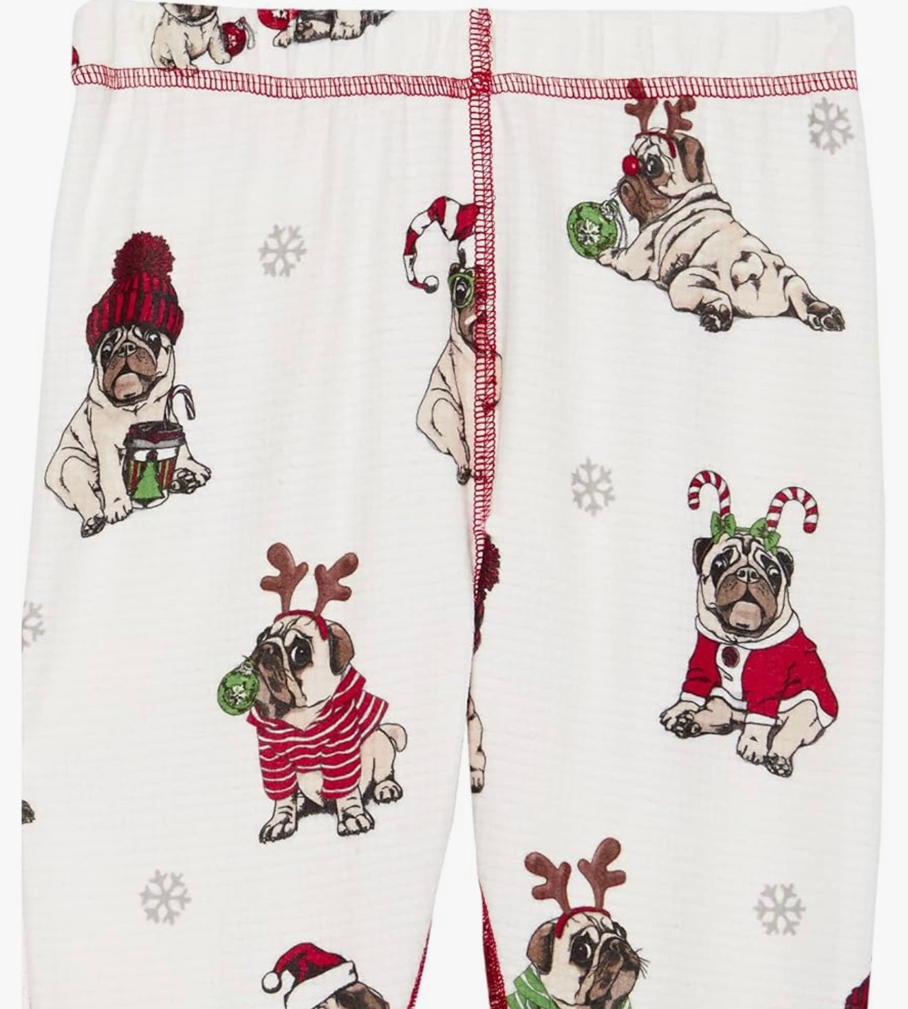 Conjunto de pijama unisex de navidad, talla 8