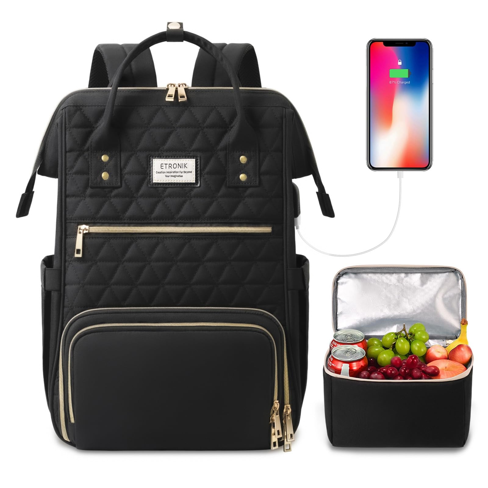 Mochila de almuerzo ETRONIK – Mom to Mom