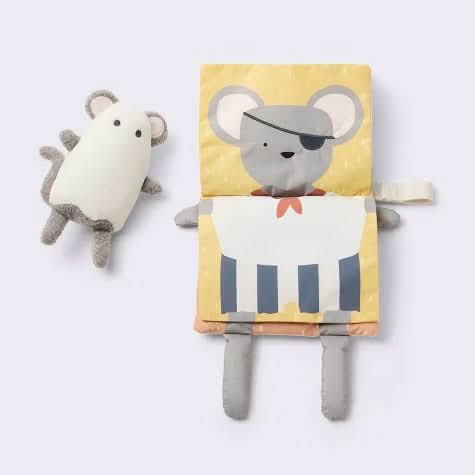 Libro blando de ratón para bebés - Paquete de 2 - Cloud Island™