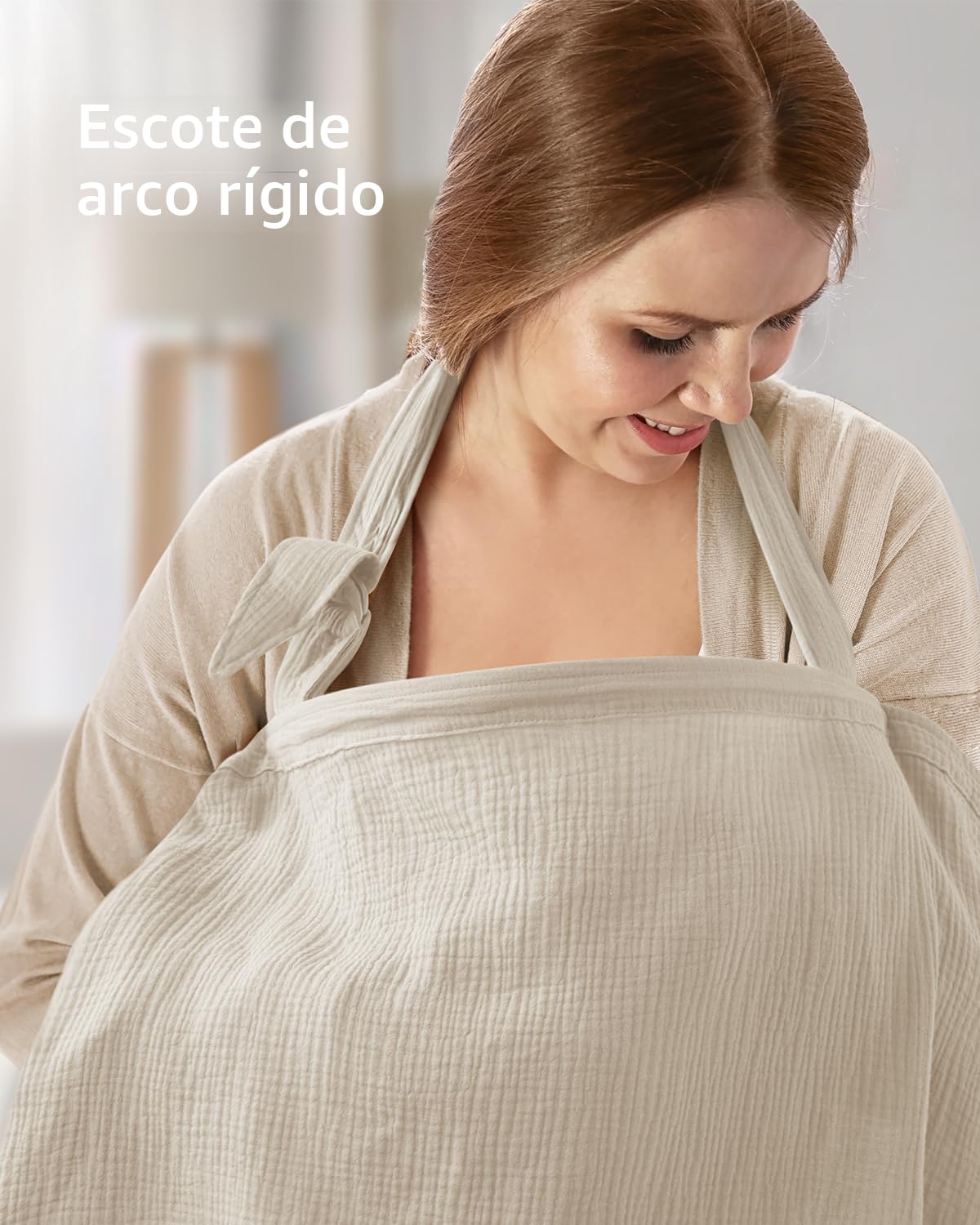 Funda de lactancia de muselina para lactancia materna
