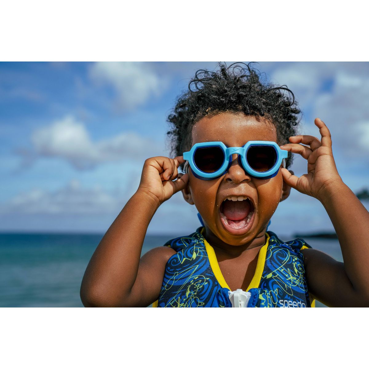 Speedo Kids' Sunny Vibes Swim Goggles