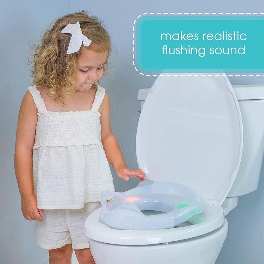 Summer Infant My Size Potty Ring Lights and Songs - Anillo de asiento de entrenamiento para ir al baño con luces