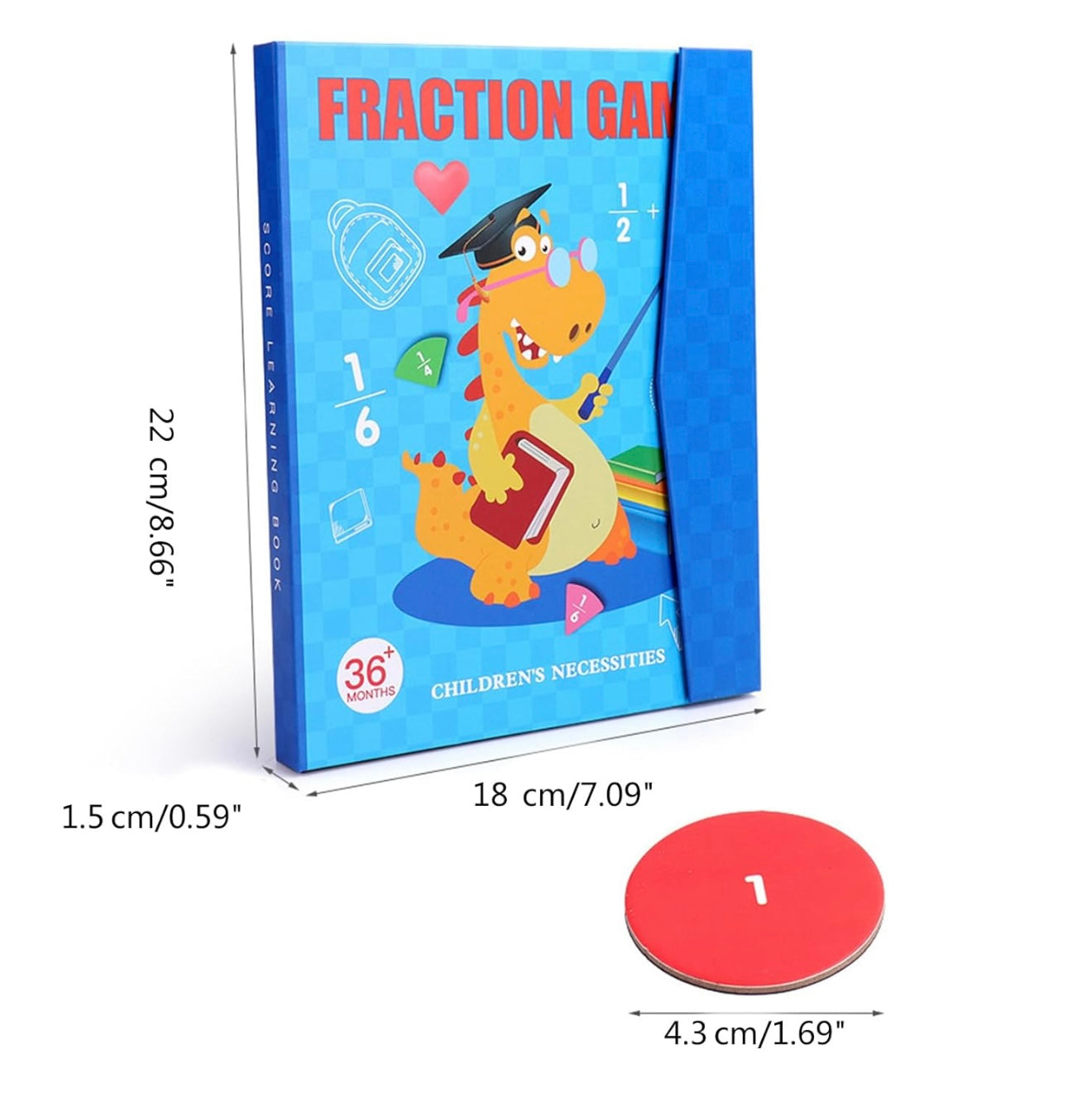 Juego educativo magnético de matemáticas