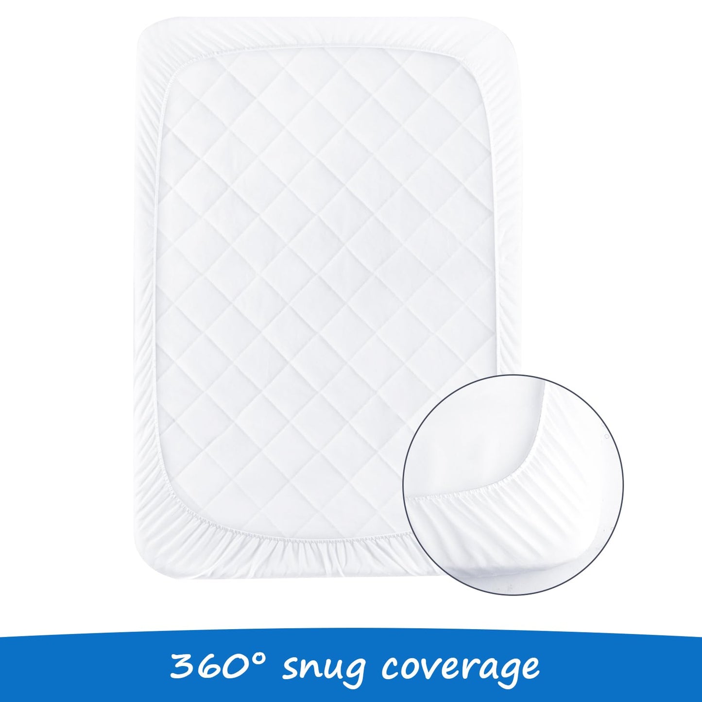 Coldwind 2 protectores para colchón de cuna 30 x 75 pulgadas