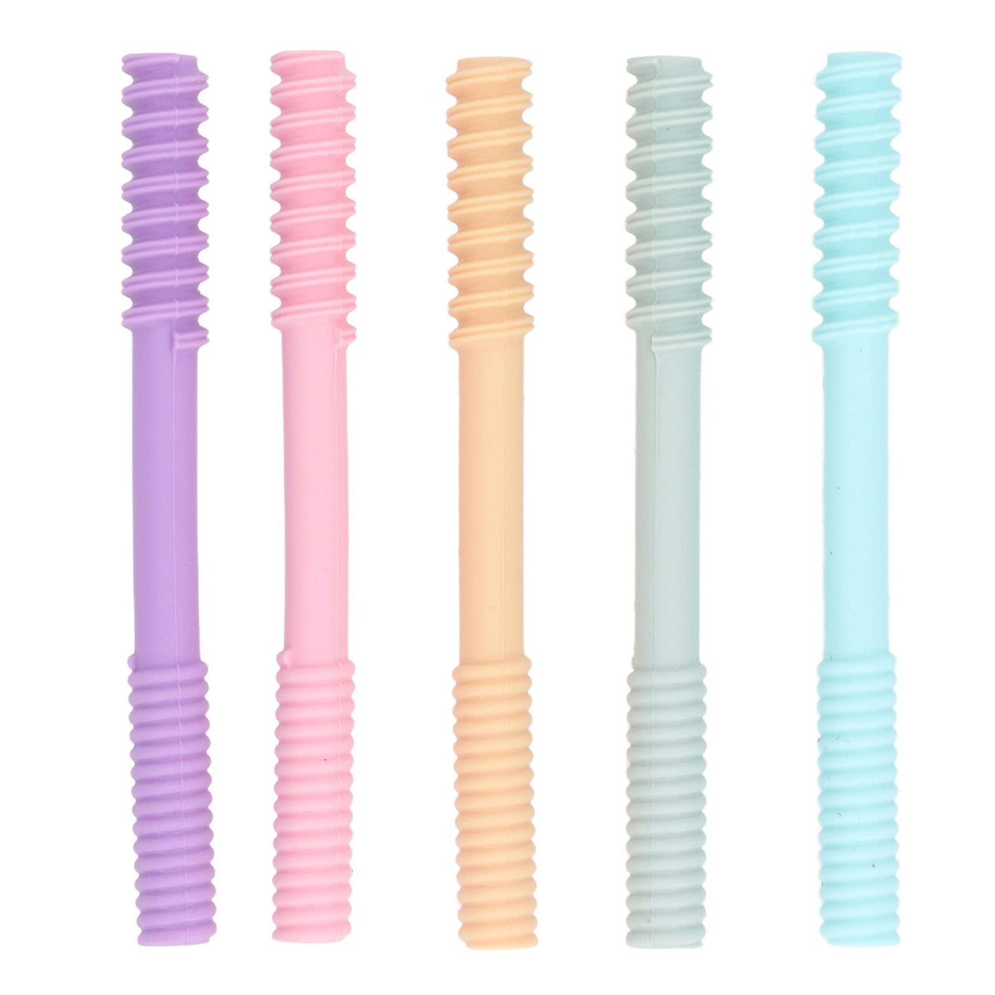 Varillas de dentición para bebés, tubos de silicona suave