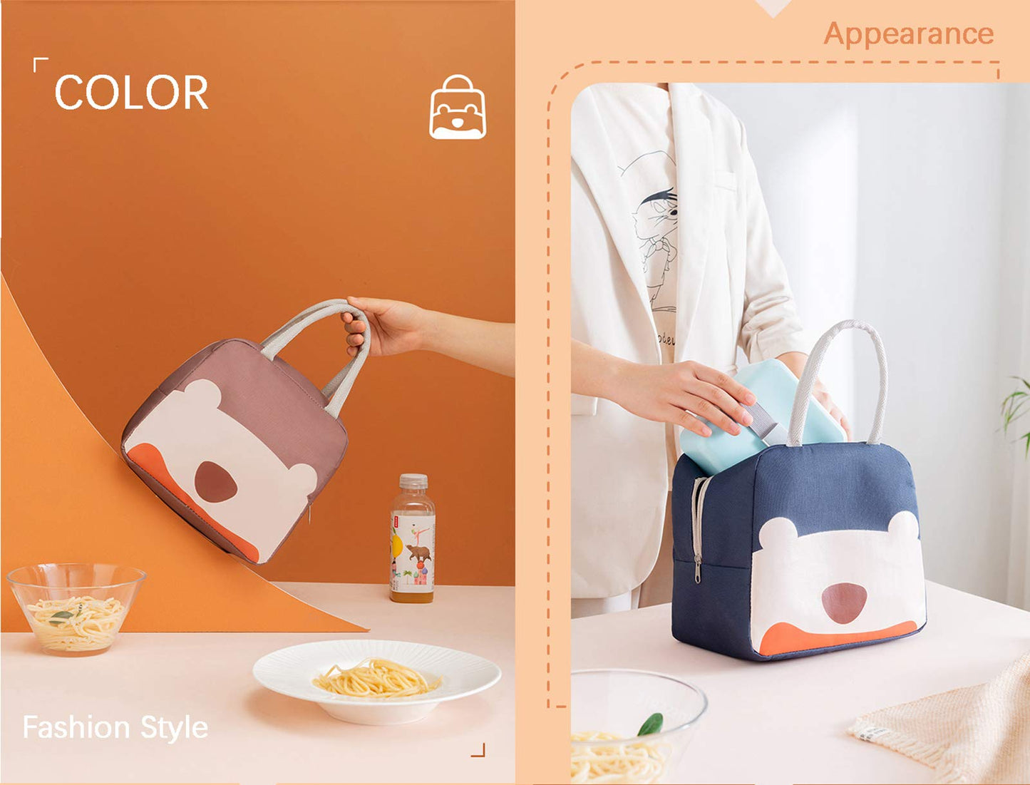 Paquete de 2 loncheras