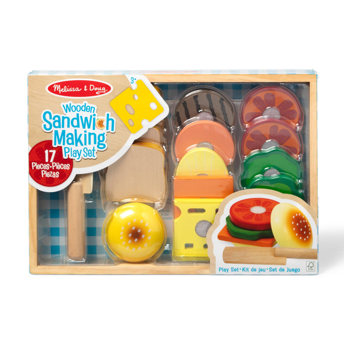 Melissa & Doug, tabla para hacer sandwich