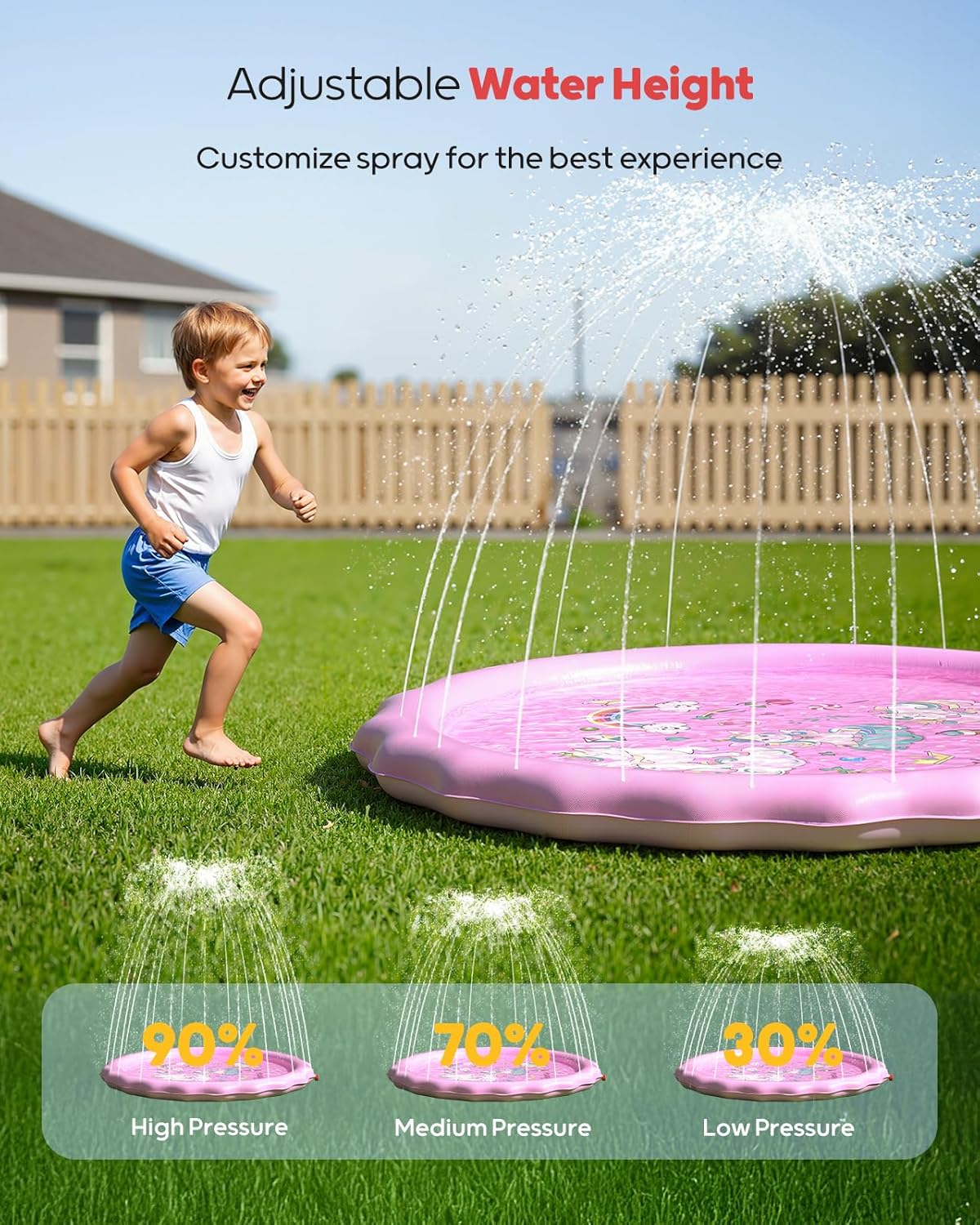 Qpau pad acuático para niños pequeños de 1 a 3 años