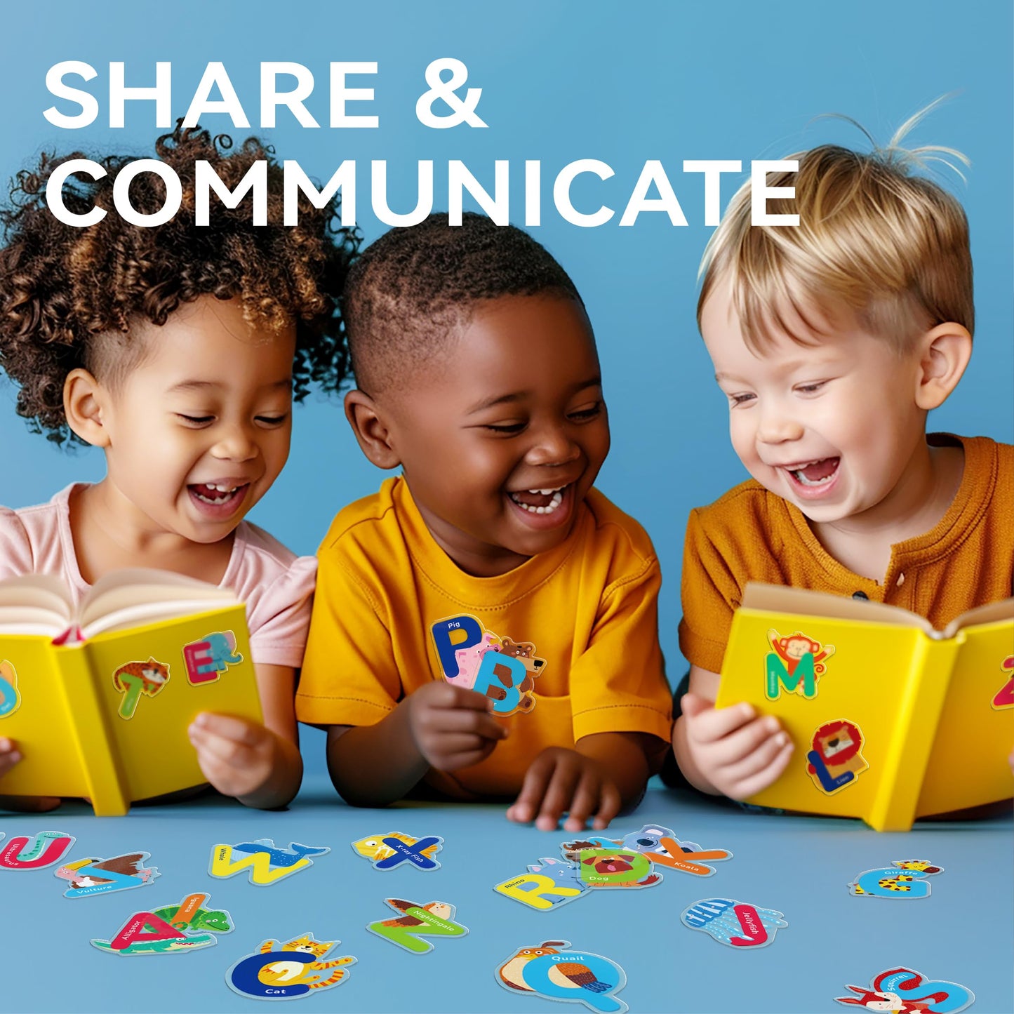 26 calcomanías de gel de animales del alfabeto, coloridas calcomanías de animales en mayúsculas y calcomanías de ventana