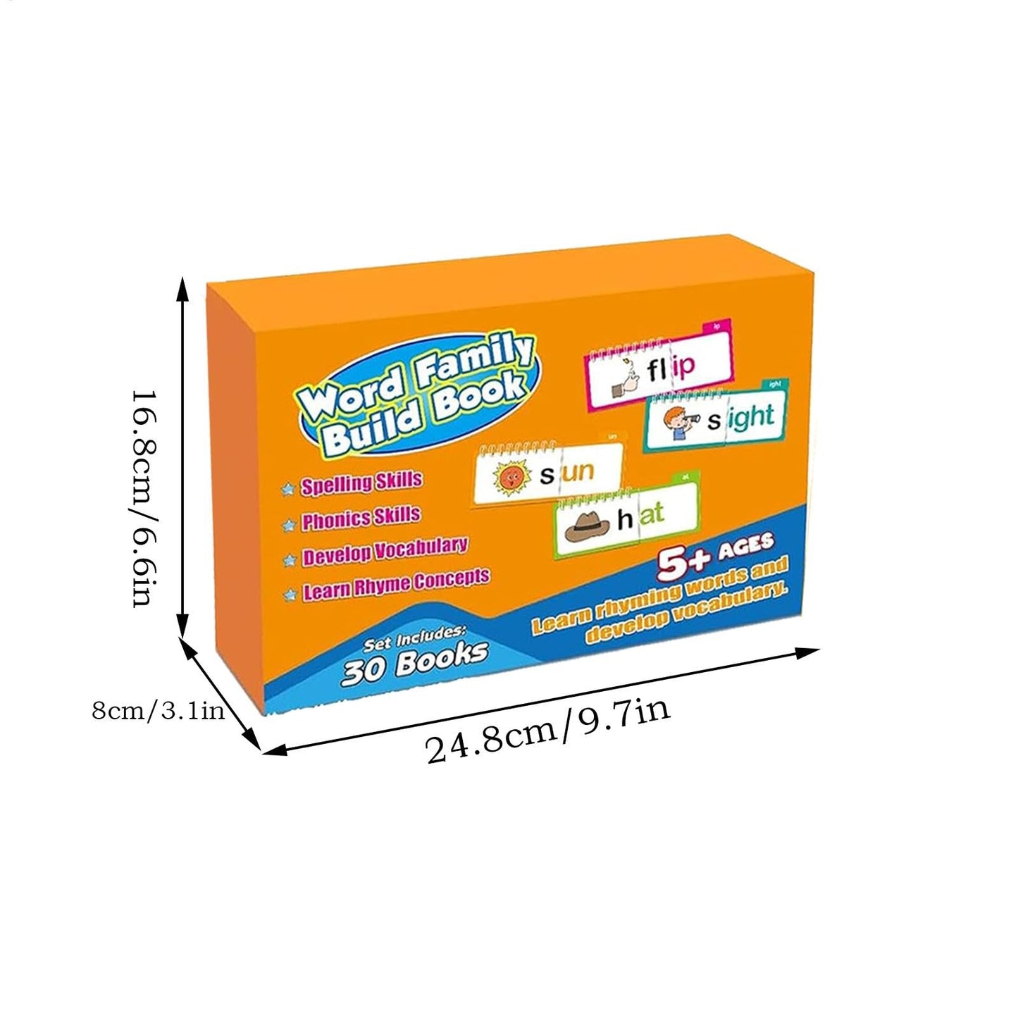 Lectura de Tarjetas Flash, Word Family Flash Tarjetas