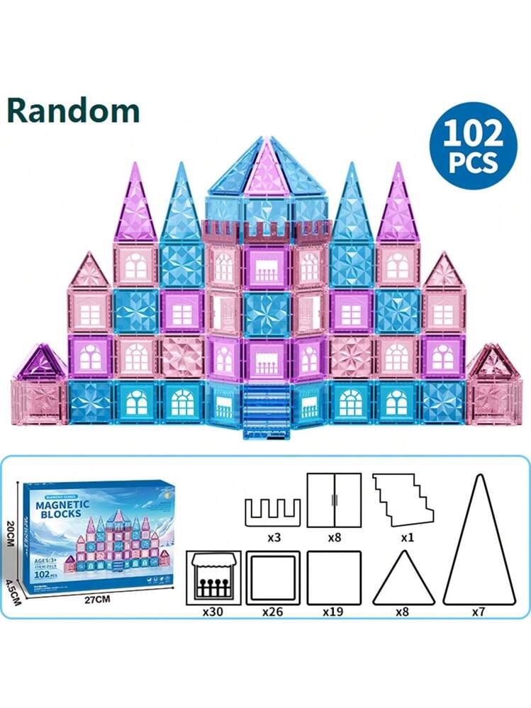 102 Bloques magnéticos para niños